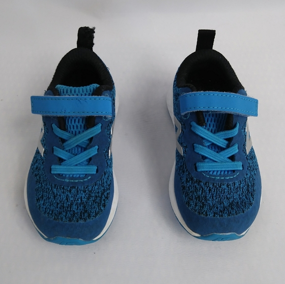 New Balance Infant Fresh Foam Arishi Heather Blue Velcro Sneaker Shoes Size 5 - Picture 12 of 16
